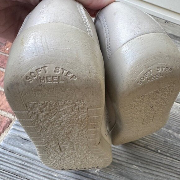 SAS Siesta Lace Up Genuine Leather Loafer Bone Women Size 7.5 Wide Hand Sewn - Picture 10 of 14